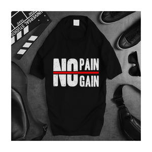 เสื้อยืดผ้าฝ้ายแบบลำลองของผู้ชายกางเกงขาสั้นแบบไม่มีปกพิมพ์สีตามสั่ง - Product Image 3