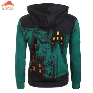 Pull-over de rue d'hiver personnalisé de haute qualité plaine coupe régulière sweats à capuche pour hommes en polyester imprimé par sublimation - Product Image 3