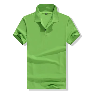 Men's 100% Cotton Anti-Wrinkle Quick Dry Breathable Solid Knitted Short Sleeve Casual for Shirts - Product Image 3