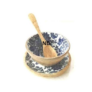 ชามไม้แบบเรียบง่ายสำหรับใส่สลัดผักและผลไม้พร้อมชามผสมป๊อปคอร์นดีไซน์ทันสมัย - Product Image 5