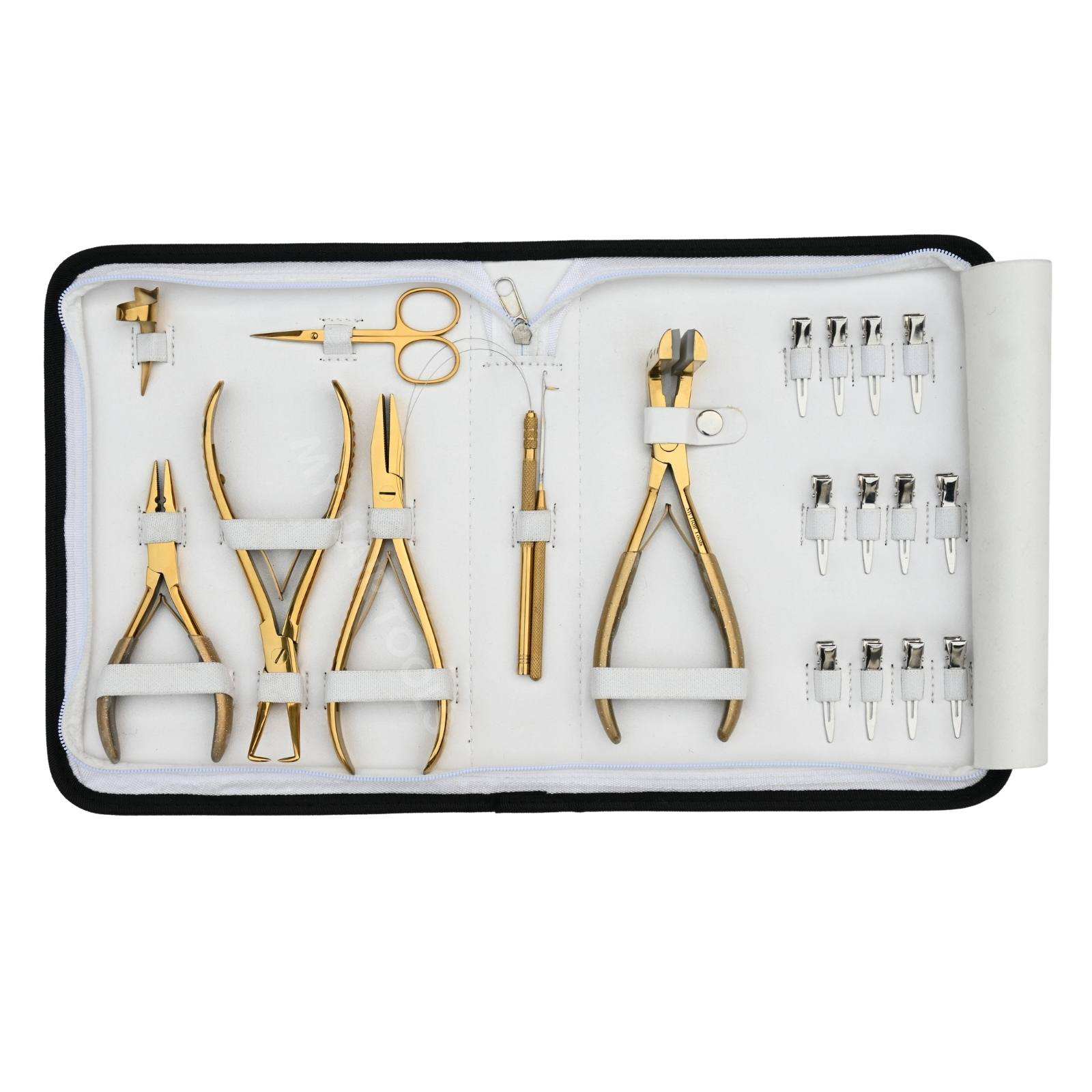 ชุดเครื่องมือต่อผมสีทอง