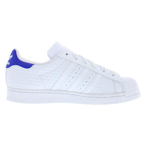 Chaussures Adidas Superstar pour femmes Couleur : Blanc nuage/Bleu lumineux 100% authentiques - Product Image 2