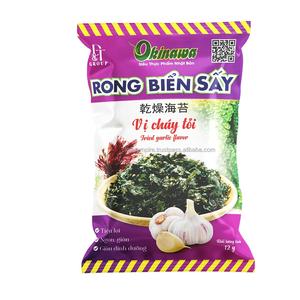 Collation croustillante aux algues aromatisée au fromage d'Okinawa de haute qualité 12g Ingrédients sains naturels purs et emballage pratique dans un sac - Product Image 3