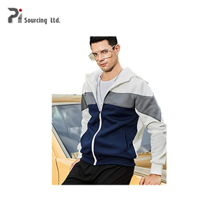 2023 nouveauté hommes 100% coton Slim Fit couleur unie fermeture éclair sweats à capuche avec le meilleur prix direct de l'usine du Bangladesh - Product Image 6