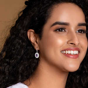 Plata brillante media luna fina colgantes y dijes pendientes - Product Image 6