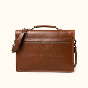 Sac d'ordinateur portable en cuir de haute qualité en gros fabriqué au Pakistan Sac d'ordinateur portable en cuir durable le plus vendu - Product Image 2