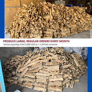 Refugio de cueva de madera natural para reptiles, escondite sostenible de madera de café de Java FSC para mascotas, fabricado en Vietnam - Product Image 6