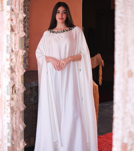 Wedding Moroccan <b>Kaftan</b> Butterfly Abaya with Beautiful Embroidery and Belt Design Wholesale Prices Hot Selling USA - Product Image 3