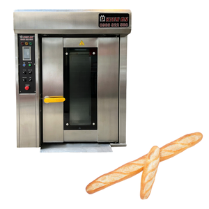 High Productivity Bread Production Line Video Technical Support 8-Trays Rotary <b>Oven</b> Altuntop Trolley Bakery Gas <b>Ovens</b> Kien an - Product Image 1