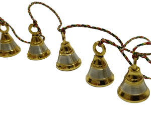 Vintage Indian Craft Brass Bell with <b>String</b> Handmade Luxury Home Decor Waterproof Glossy Finish for Indoor Outdoor Use - Product Image 4