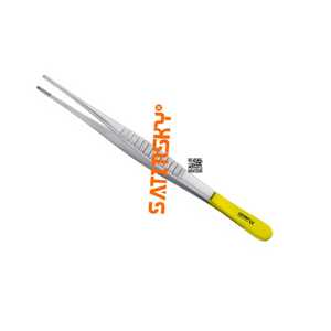 คีมจับเนื้อเยื่อแบบไม่ทำให้เกิดการบาดเจ็บ Satinsky รุ่น SSE-11131156 ขนาด 24 ซม. เครื่องมือผ่าตัดขนาดเล็ก ทำจากสแตนเลสสตีล ใช้งานด้วยมือ ได้รับการรับรองมาตรฐาน CE - Product Image 1