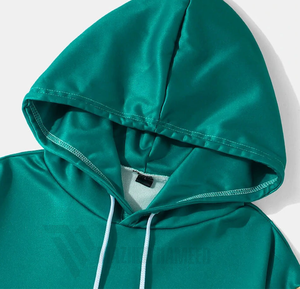 เสื้อสเวตเตอร์แบบสวมหัวของผู้ชายเสื้อสเวตเตอร์แบบสวมหัวโอเวอร์ไซส์ผ้าคอตตอน100% มีฮู้ดสินค้ามาใหม่สำหรับฤดูหนาว - Product Image 4