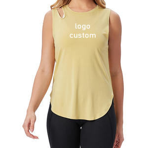 Vente en gros 2024 Débardeur de gym pour femmes Fitness Stringer Vest Respirant Musculation Singlet avec logo personnalisé pour l'entraînement et le yoga - Product Image 6