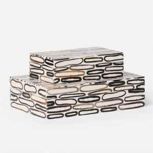 Trad-Nary กล่องใส่กระดูกทำจากเรซิ่น,กล่องใส่เครื่องประดับทรงลูกบาศก์ดีไซน์รูปใบไม้กล่องใส่ของขวัญ - Product Image 2