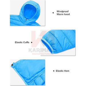 Blouson matelassé en polyester recyclé, fabrication OEM, avec personnalisation de la marque pour les grossistes en vêtements durables - Product Image 6