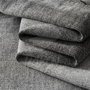 Pantalones vaqueros rasgados ligeros para hombre al por mayor patrón sólido ropa de invierno al aire libre transpirable y lavable - Product Image 6