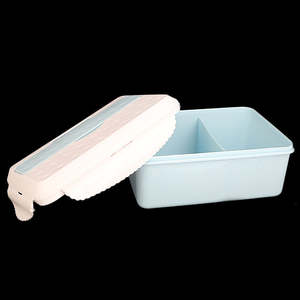 <b>Lunch</b> <b>Box</b> With Spoon - Blue - Product Image 4