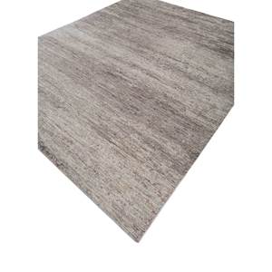 Manifest Grey & <b>Black</b> Hand Knotted Afghan Wool <b>Rug</b> Rectangular Abstract Living Room Carpet Re-1151 for Home Use - Product Image 2