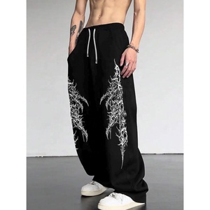 Pantalones Deportivos de Pierna Ajustada para Hombre, Tela Elástica, para Gimnasio, Entrenamiento, Running y Uso Diario Informal - Product Image 1