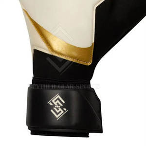 Gants de gardien de but de football en latex de qualité supérieure pour hommes, fermeture à scratch antidérapante, protection des doigts, en stock - Product Image 5