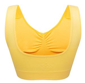 Mode soutien-gorge sans fil taille élastique femmes Push up femme pas cher en gros soutien-gorge rembourré soutien-gorge de sport sans couture - Product Image 6