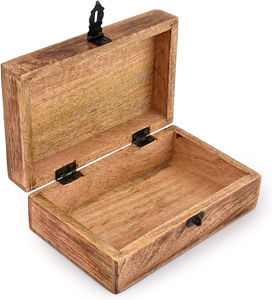 กล่องใส่เครื่องประดับไม้สีดำขาว งานแฮนด์เมด รุ่น SH-2861 จาก Saniya Handicraft ของตกแต่งบ้าน ทนทาน เหมาะเป็นของขวัญงานแต่งงาน รูปทรงตามสั่ง ติดผนังได้ - Product Image 2