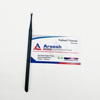 Pousse-cuticules professionnels en acier inoxydable massif de qualité supérieure, finition plasma noire, pour les doigts