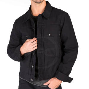 Nouvelle arrivée veste 100% coton pour hommes vêtements d'hiver décontractés en gros toile matériel pour homme - Product Image 1