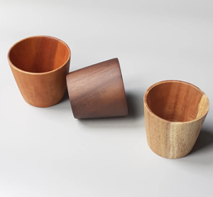 Surtido de vasos de madera directos de fábrica fabricados en Vietnam: incluye tazas de café, tazas de leche Koi, tazas de té y más - Product Image 5