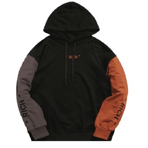 Nouveauté : Sweat à capuche pour homme en polyester/coton, design personnalisé, haute qualité, écologique, coupe-vent, étiquette personnalisée, uni - Product Image 2