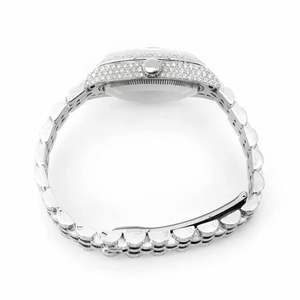 BGJ Full Stone Iced Style Mens Watch Black Dial Stainless Steel Japan Quartz <b>Wristwatch</b> Custom Logo OEM Manufacturer for Men - Product Image 4