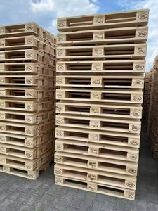 Paleta Europea de Madera Natural 1200x800, Paleta de Madera Industrial de Entrada Bidireccional para Transporte y Manipulación en Almacén - Product Image 4