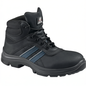 Botas de Seguridad de Cuero Andy S3 SRC EN20345 de Alta Seguridad, Talla 46, Negro/Azul, LEMAITRE Fitness Safety - Product Image 2
