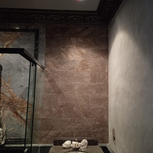 DRV 100% Pizarra Natural Chapa de piedra flexible Panel de revestimiento de pared Azulejos de piedra real decorativos exteriores 3mm 61x122cm 122x244cm - Product Image 1