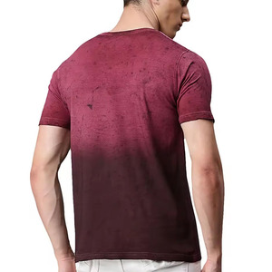 Nouveau design de t-shirt à blocs de couleurs horizontaux pour hommes, panneau contrasté, manches courtes, col rond, vente en gros de t-shirts pour hommes - Product Image 6