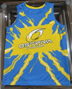 ชุดเสื้อเจอร์ซีย์บาสเก็ตบอลทีมอเมริกันแบบพิมพ์ลายตามสั่ง ยูนิเซ็กซ์ แบบกลับด้านได้ ไซส์พลัส พร้อมโลโก้ด้านหน้า ระบายอากาศได้ดี แห้งเร็ว แบบไม่มีแขน - Product Image 1