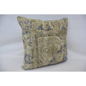 Kantha patcha หมอนขนสัตว์32X32นิ้วหมอนตกแต่งด้วยลายดอกไม้ปักวินเทจสำหรับบ้านหรือโซฟา - Product Image 3