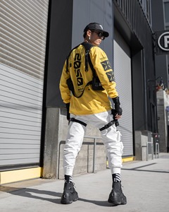 Streetwearบุรุษสลิมฟิตเสื้อยืดแขนยาวTop OEM Longlineโค้งHemเสื้อยืดน้ําหนักเบาผ้าฝ้าย 93% 7% Elastane GYM Tเสื้อ - Product Image 6