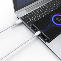 Cable USB a Micro de Carga Rápida 3A, 1M, Aleación de Aluminio y Cobre Puro, Compatible con Android, Disponible en Longitudes de 2M/3M, Modelo 1101055 Blanco