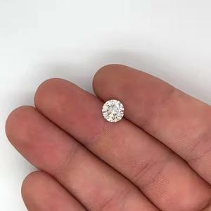 Certifié GIA Diamant rond brillant de 1.70 carats, taille libre I Color I1 Clarity Eye-Clean Fabrication de diamants naturels d'Inde - Product Image 4