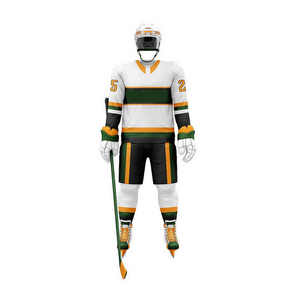 Uniformes de Hockey sobre Hielo al por Mayor, Logotipo Personalizado, 100% Poliéster, Secado Rápido, Transpirable, Impresión por Sublimación, MOQ 2 Conjuntos, Pakistán - Product Image 6