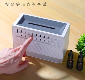 เครื่องกระจายกลิ่นอโรมา TAYYI แบบอัลตราโซนิก เครื่องเพิ่มความชื้นขนาดเล็ก ไฟ LED ควบคุมผ่านแอพ ฟังก์ชั่นเล่นเพลง ใช้พลังงานจาก USB วัสดุพลาสติก สำหรับวางบนโต๊ะ - Product Image 4