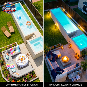 Luxury Outdoor Backyard Garden Ready to Use Above Ground Pool Prefabricated Fiberglass Swimming Pool - Product Image 3