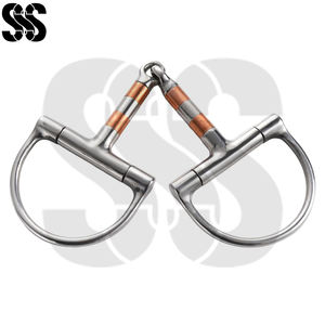 Mors d'entraînement en acier inoxydable avec anneau en D - Haute stabilité, contrôle fluide, confort d'équitation, couleurs et tailles personnalisables - Product Image 5