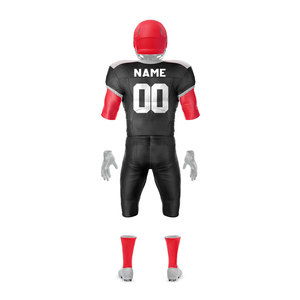 Uniforme personnalisé de football américain pour enfants avec impression par sublimation respirant et grande taille à manches courtes-Fabricant Pakistan - Product Image 3