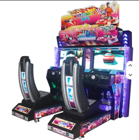 Jeu de course automobile pour distributeur automatique à vendre, jeu de course automobile Outrun, matériau plastique, 2 joueurs, connectivité USB