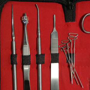 Kit de chirurgie mineure manuel réutilisable pour étudiants en médecine, instruments chirurgicaux argentés, meilleur fournisseur en gros DARLEYS SURGICAL CO CE - Product Image 3
