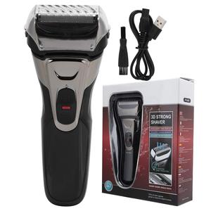 Afeitadora Eléctrica Profesional para Hombre, Doble Cuchilla, Carga USB, Recortadora Ultrafina, IPX7, Recortadora de Barba Portátil para el Cuerpo - Product Image 1