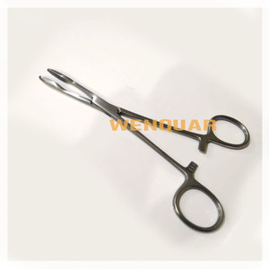 Pince chirurgicale manuelle en acier inoxydable de 14 cm, pince à pansement grossière, qualité d'exportation, entreprises d'instruments chirurgicaux Wenquar - Product Image 3