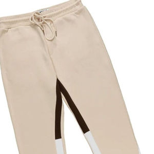 Sweat à capuche délavé imprimé bouffant XXL et pantalon évasé en bloc Nouveau pantalon de survêtement d'hiver bleu deux pièces à la mode Vente en gros - Product Image 3